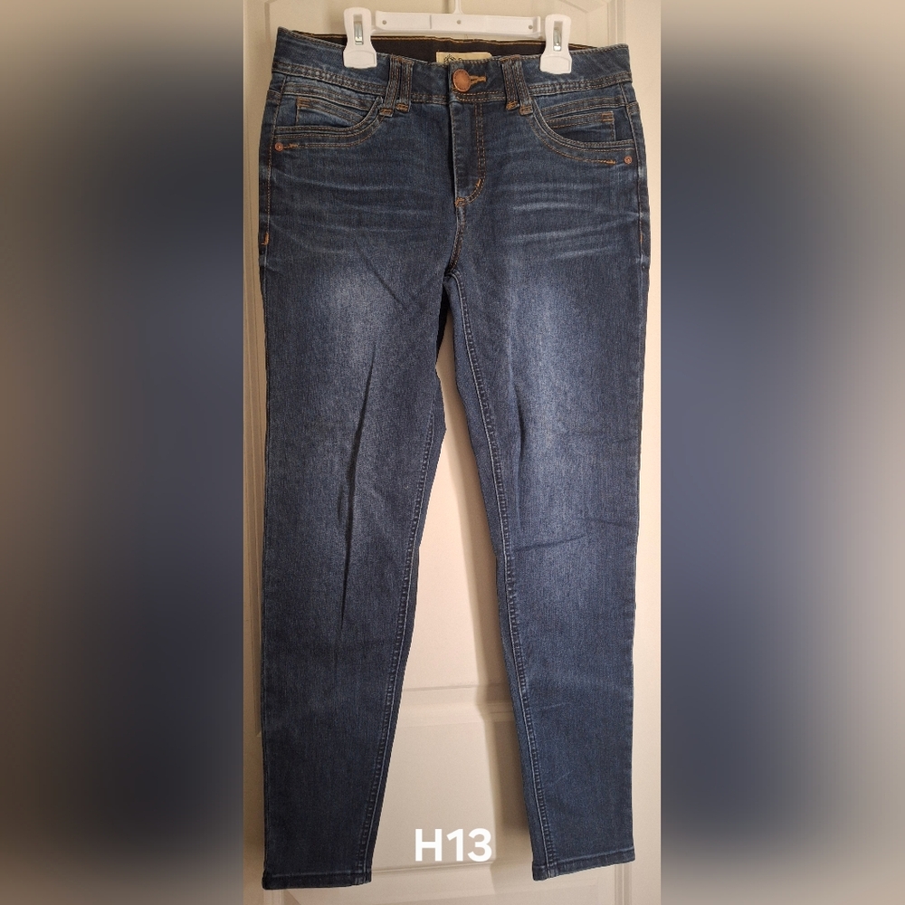 Democracy Ab Technology Women's Blue Jeans Sz 6 Skinny Casual Strech